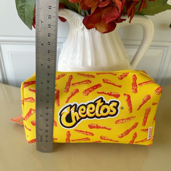 Cheetos zippered makeup Cosmetic pouch, clutch, toiletry bag by Taste Be… - Picture 4 of 7